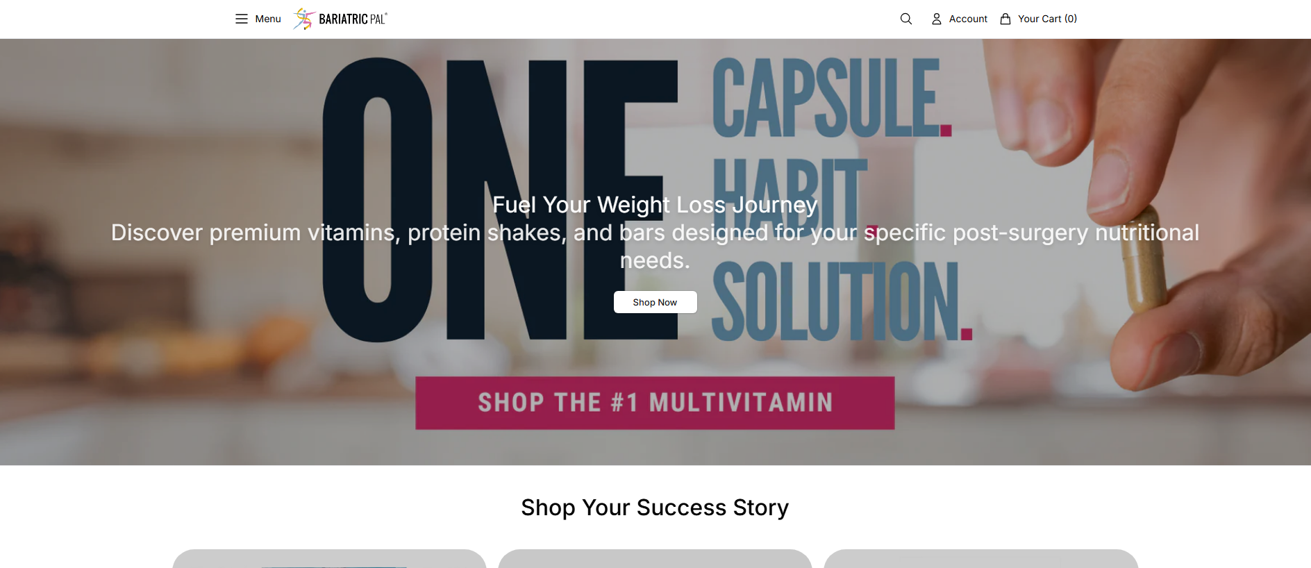 Stored capture of bariatricpalshop.shop