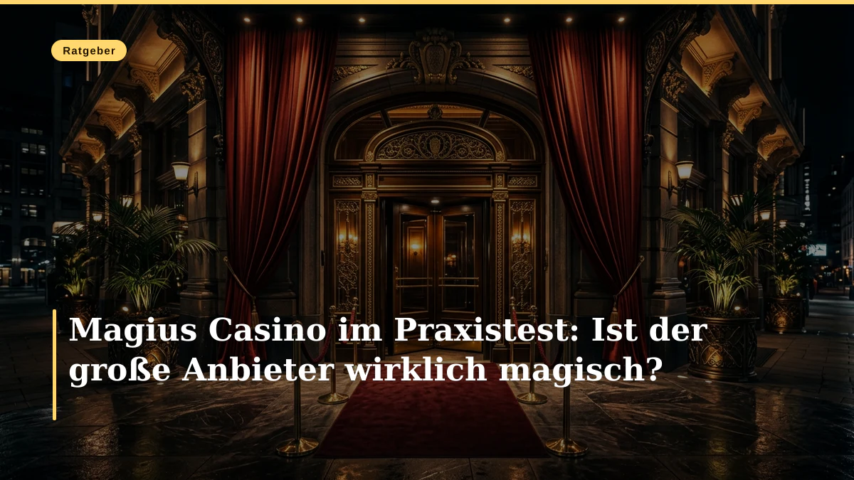 Magius Casino im Praxistest: Ist der große Anbieter wirklich magisch?
