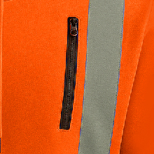 2-Band 2-Brace Reflective Tape Hi Vis Hoodie