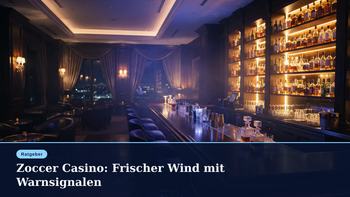 Zoccer Casino: Frischer Wind mit Warnsignalen