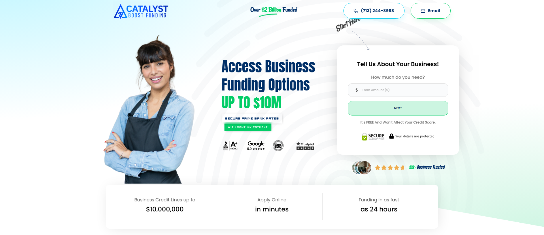 Stored capture of catalystboostfunding.com