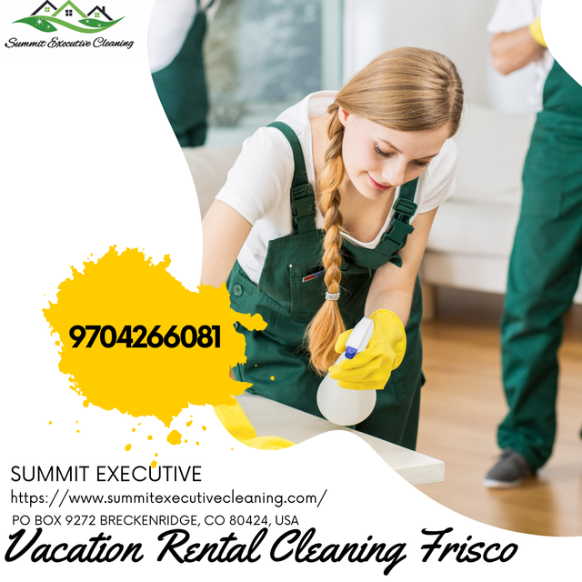 Vacation rental cleaning Summit County offers a wide range of cleaning solutions before you vacate the house. Choose the experts for a complete solution to keep the rented house clean by Summit Executive Cleaning.