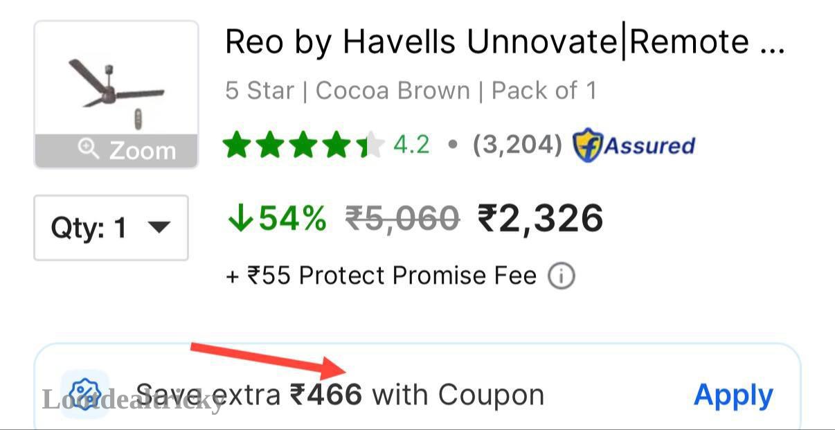 Havells Bldc Ceiling – Just ₹1860 | Loot Lo