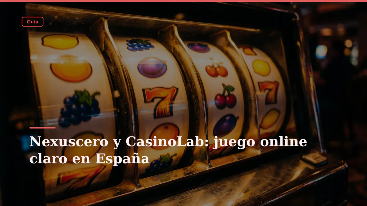 Nexuscero y CasinoLab: juego online claro en España