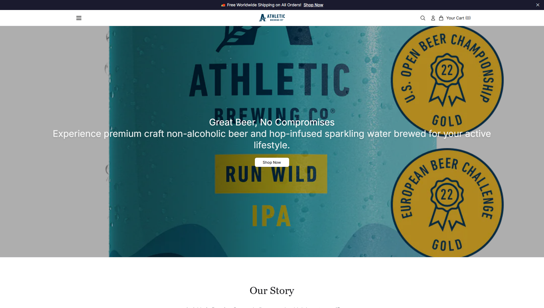 Stored capture of athleticbrewingmarket.shop