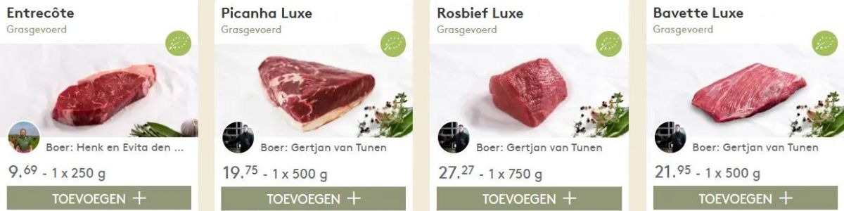 Bestel de lekkerste stukken vlees voor de feestdagen - Kerstdagen - Paasdagen - www.Vleeskopenbijdeboer.nl