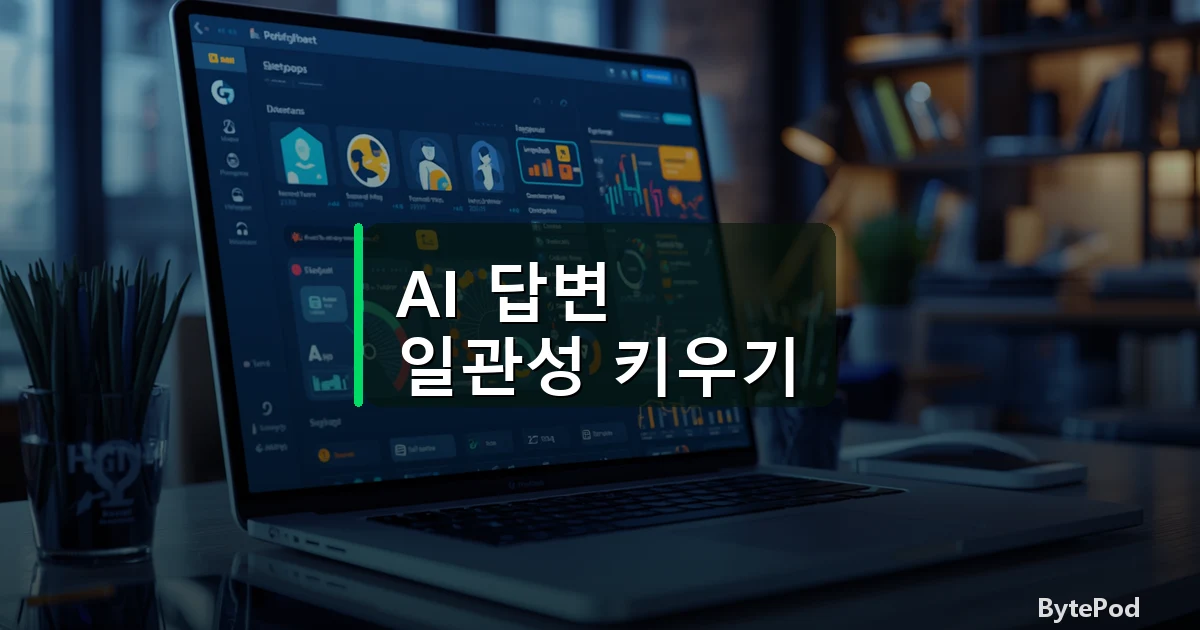 AI 답변 일관성 키우기