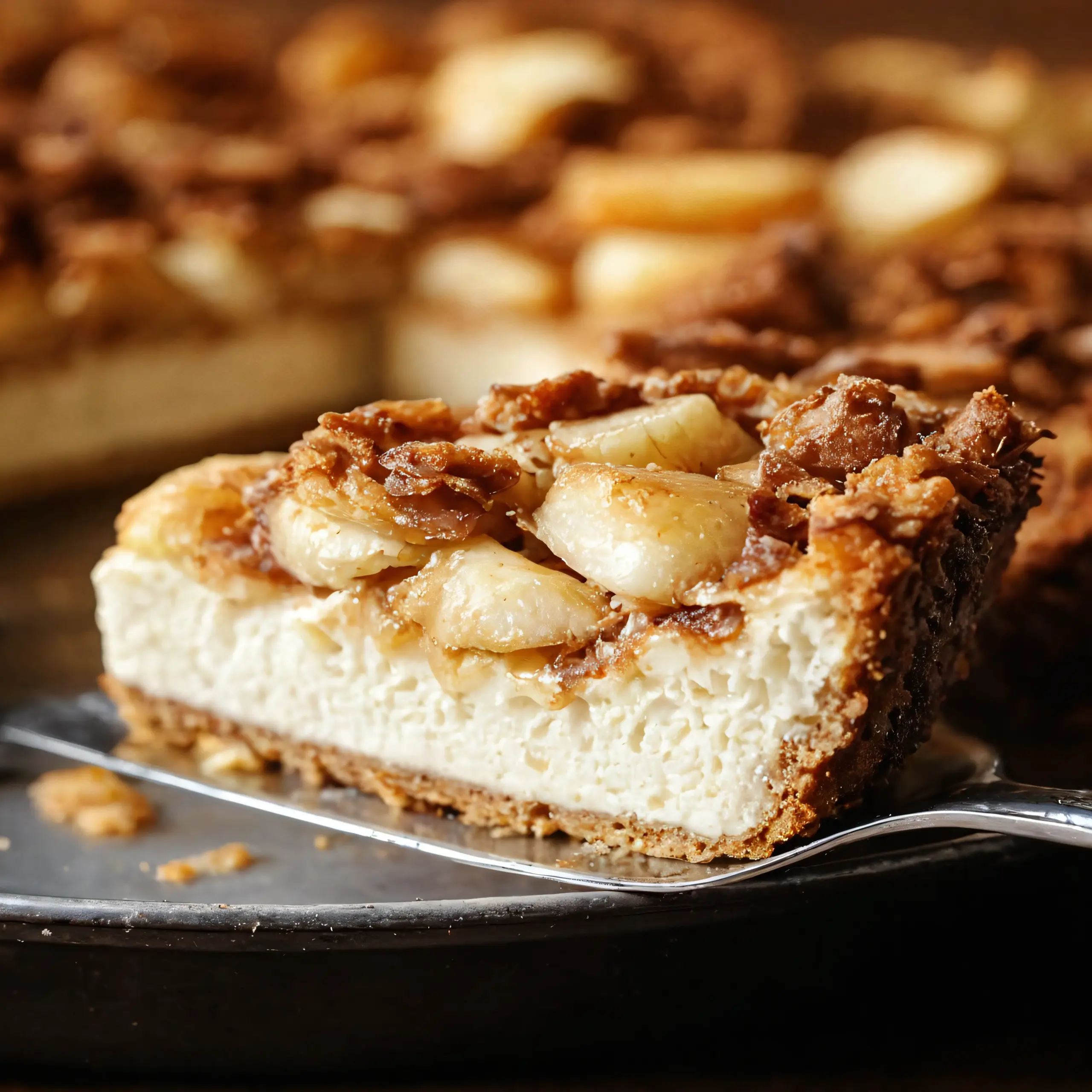 Crumble Cheesecake with Rich and Creamy Texture