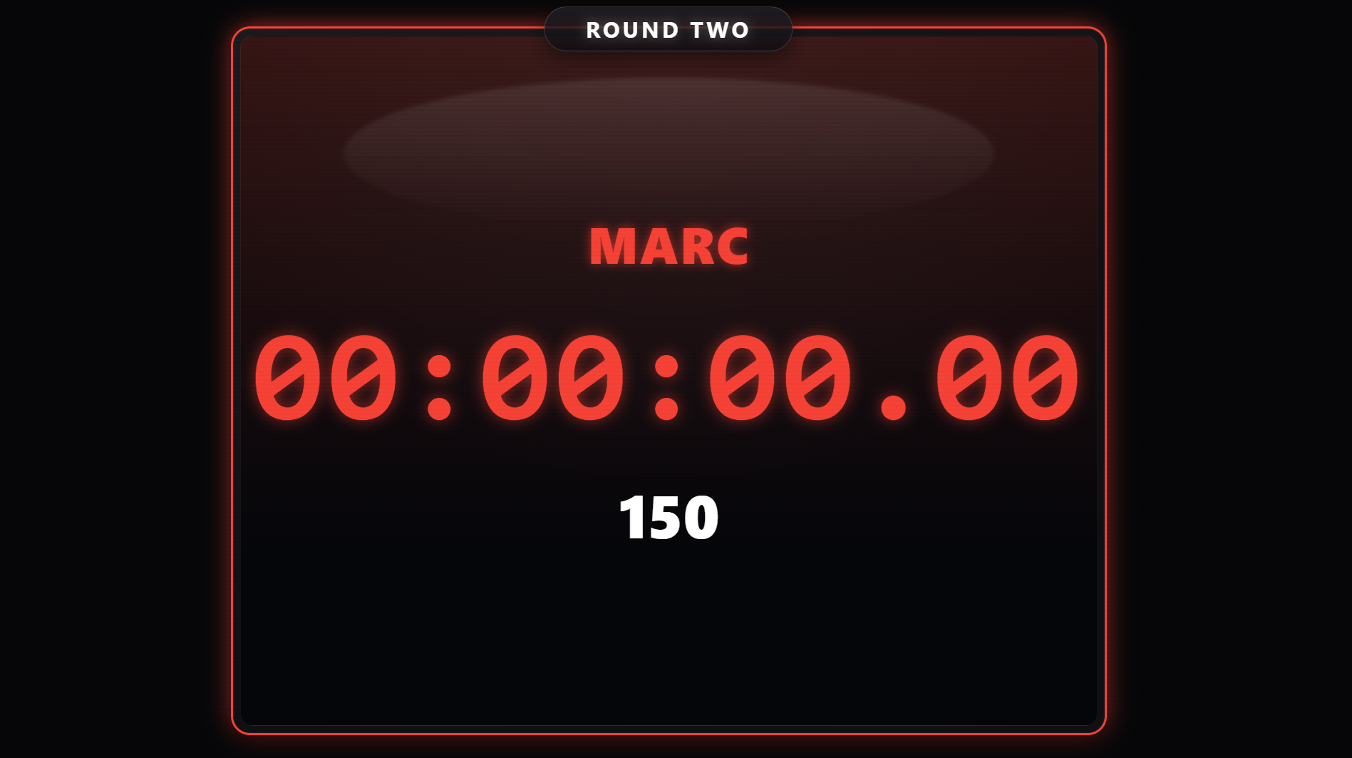 Team Timer Host Control - 1 Timer Active