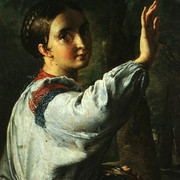 Девушка украинка собирающая сливы 1820 е