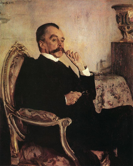 Портрет кн В Н Голицына 1906