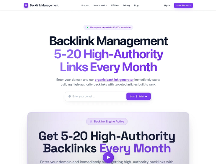 Backlink Management