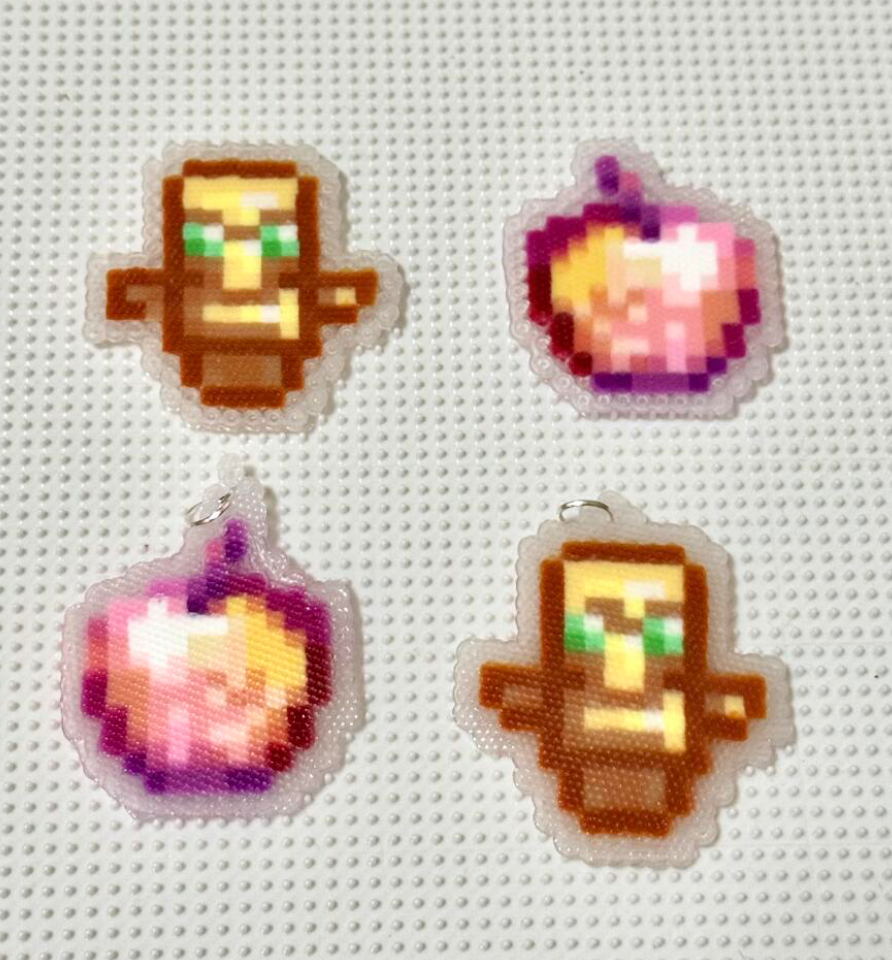 Minecraft Totem of Undying Perler Bead Pattern