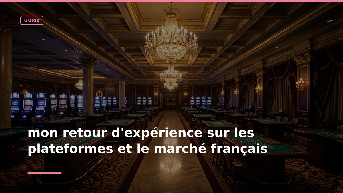 mon retour d'expérience sur les plateformes et le marché français
