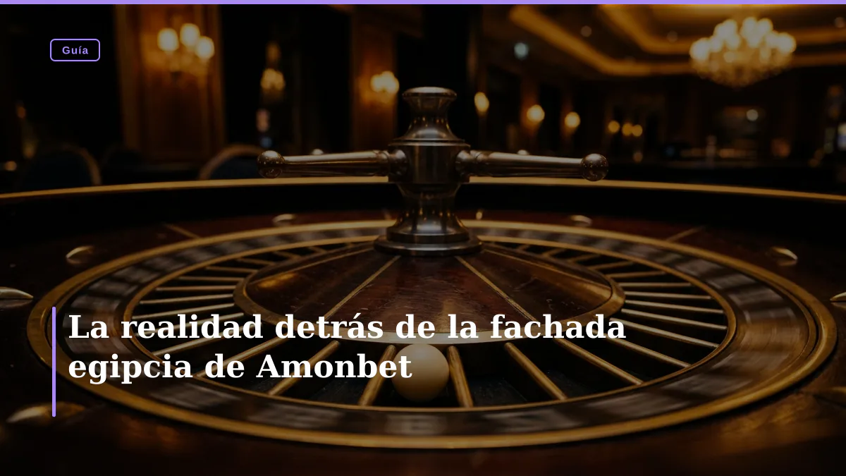 La realidad detrás de la fachada egipcia de Amonbet