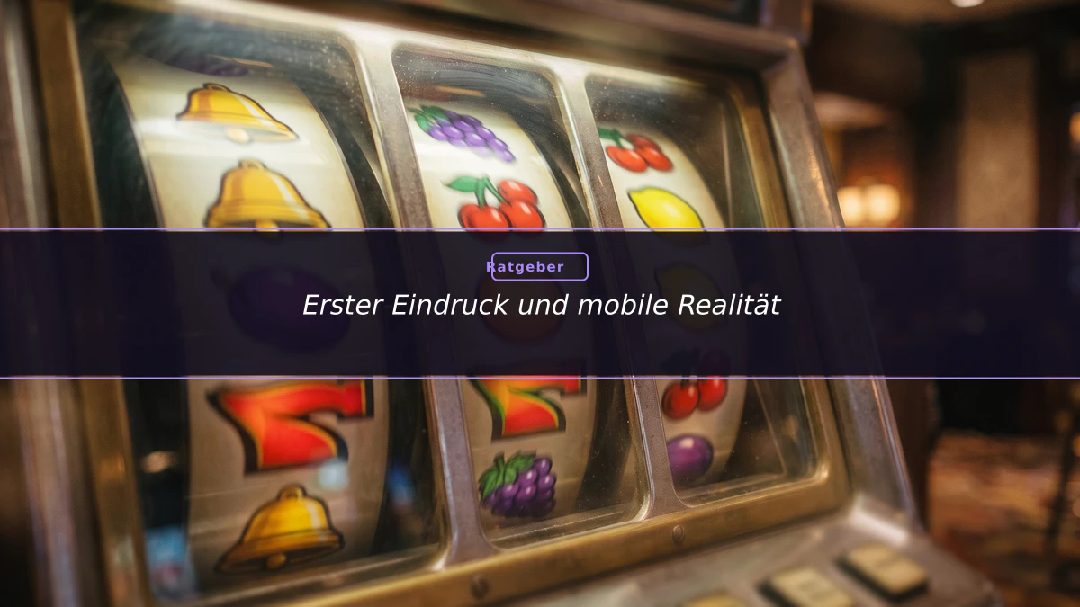 Erster Eindruck und mobile Realität