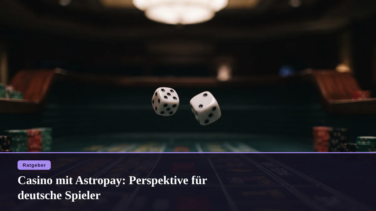 Casino mit Astropay: Perspektive für deutsche Spieler
