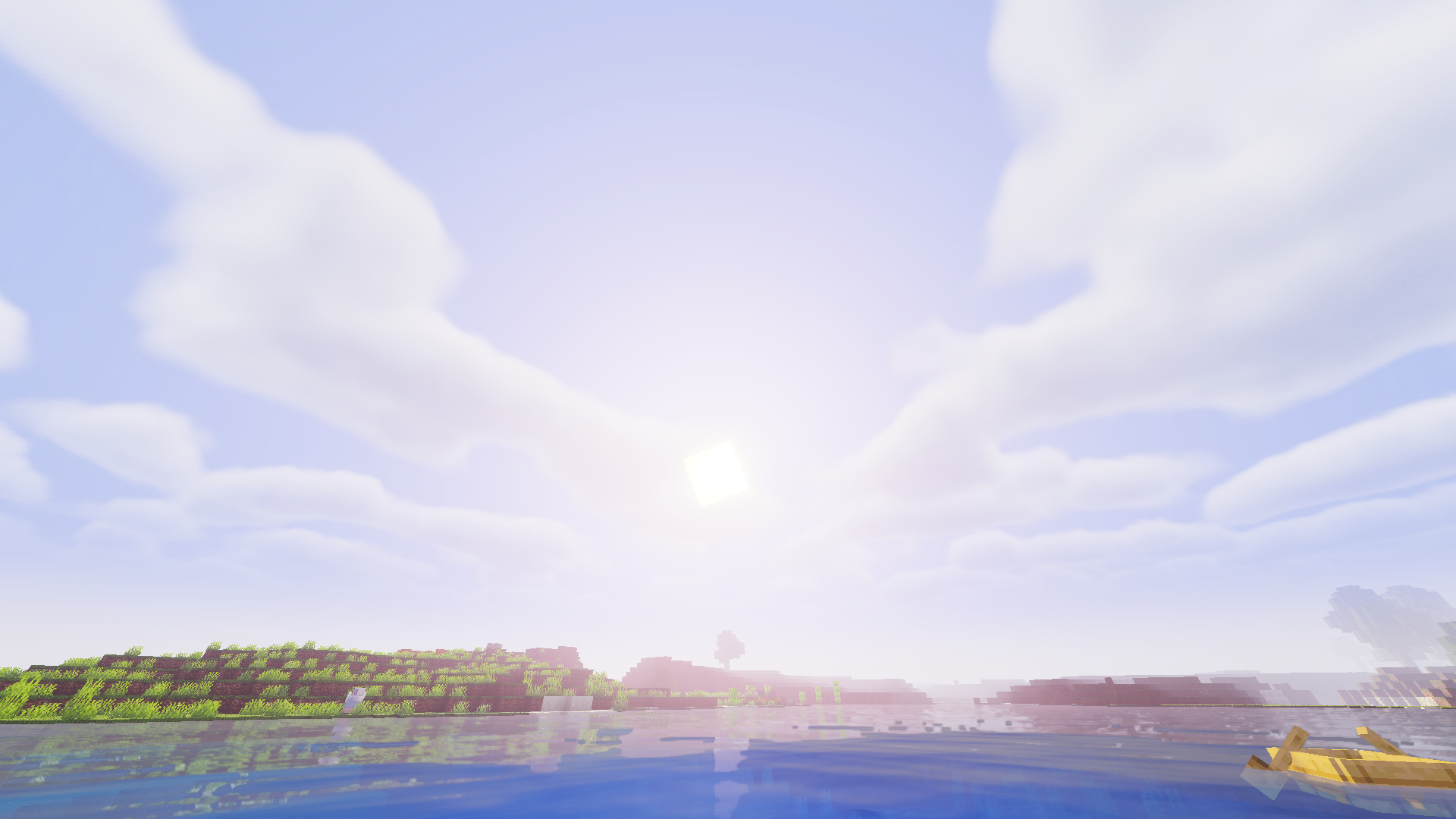 Midday Sun Over Water