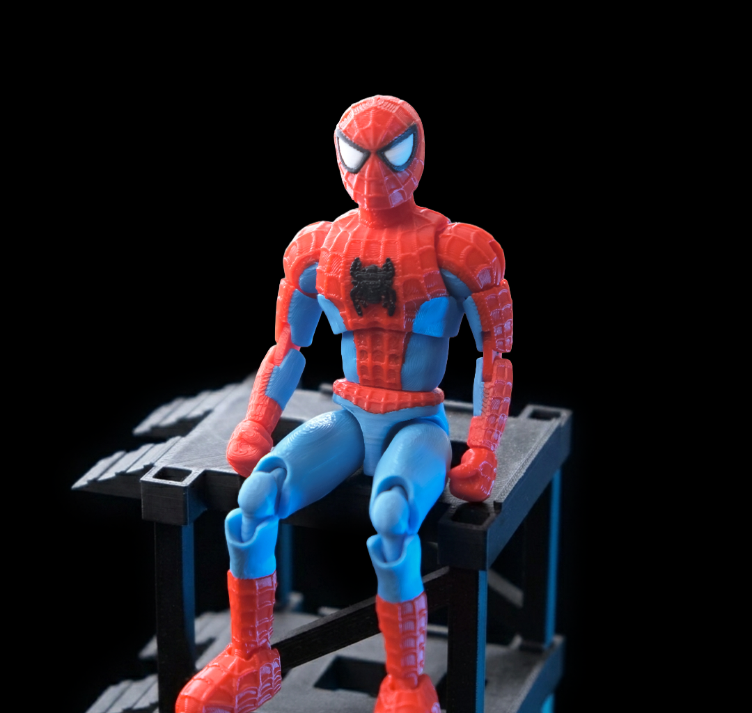 Homem Aranha — modelo 3D da Central do Empreendedor 3D