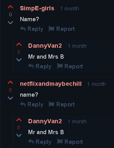 mr and mrs b in answer #2025902