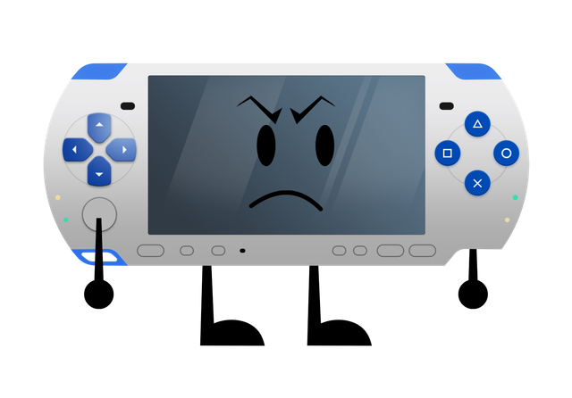 PSP-3000-Full-Body-BFDI-Style-Extreme-Angry-Looking-Left