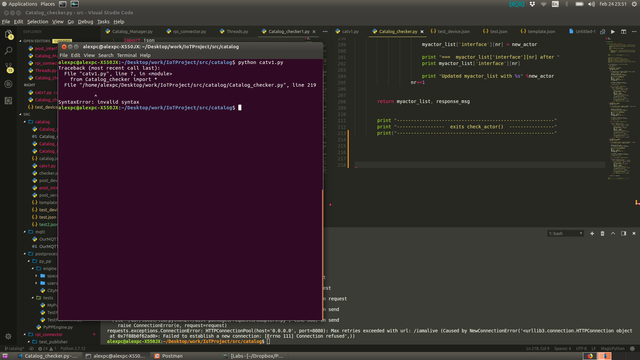 VS Code error