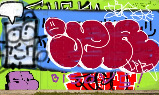 Graffiti artwork by DECAY