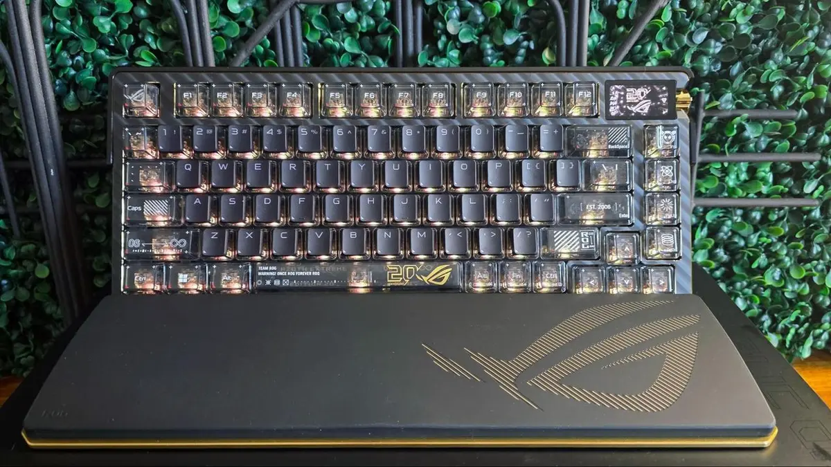 Asus Unveils Luxury Gaming Keyboard with Gold Accents