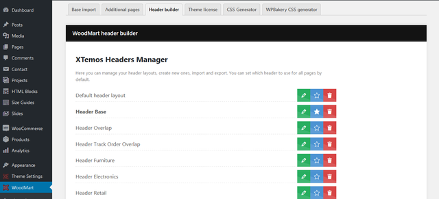 Header-builder
