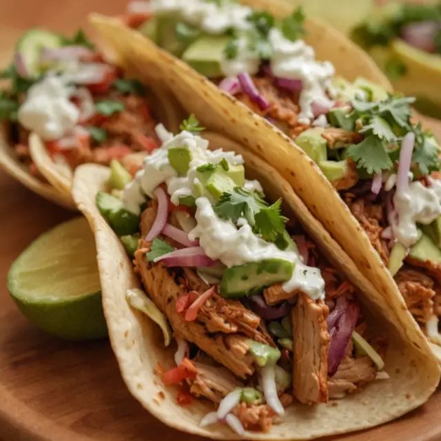 Honey Garlic Chicken Taco Wraps
