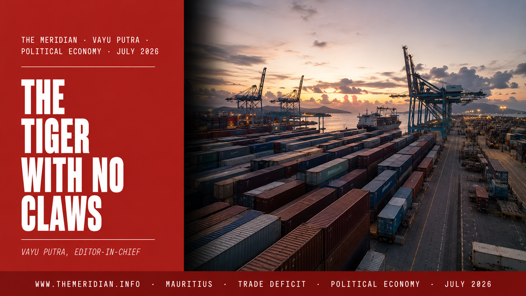 The Tiger With No Claws Mauritius Trade Deficit STC Fuel Liberalisation Vayu Putra The Meridian July 2026