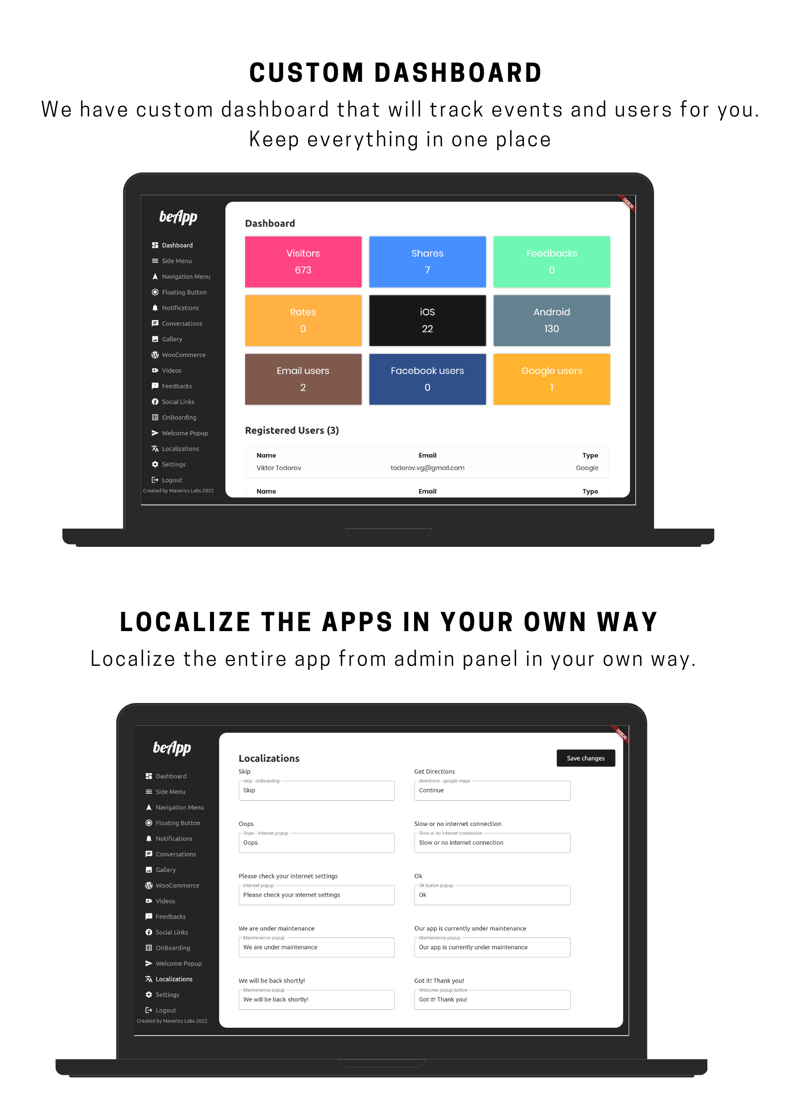 Rocket BeApp MINI - Flutter Web Converter
