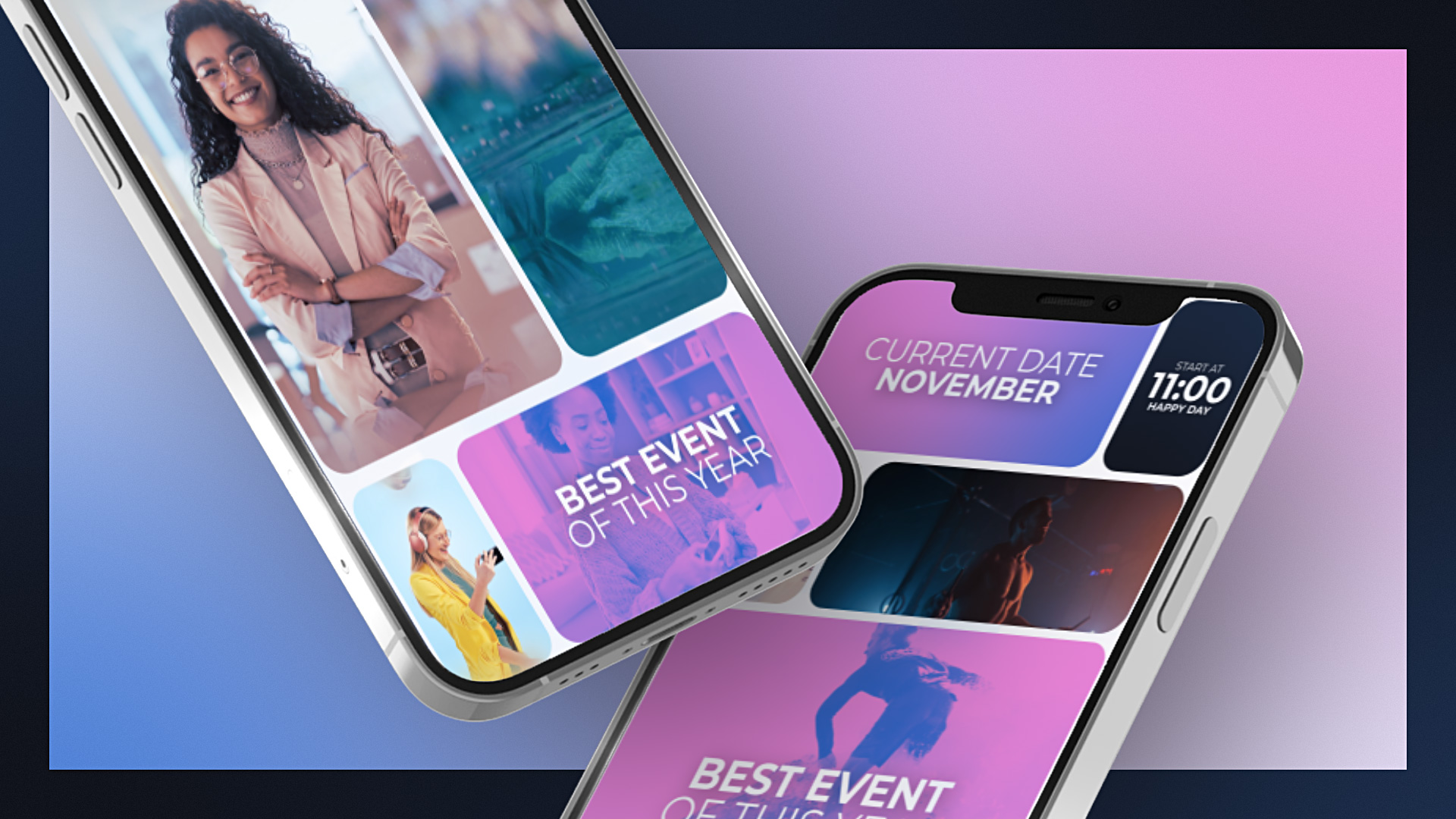 Multiscreen Instagram Reel