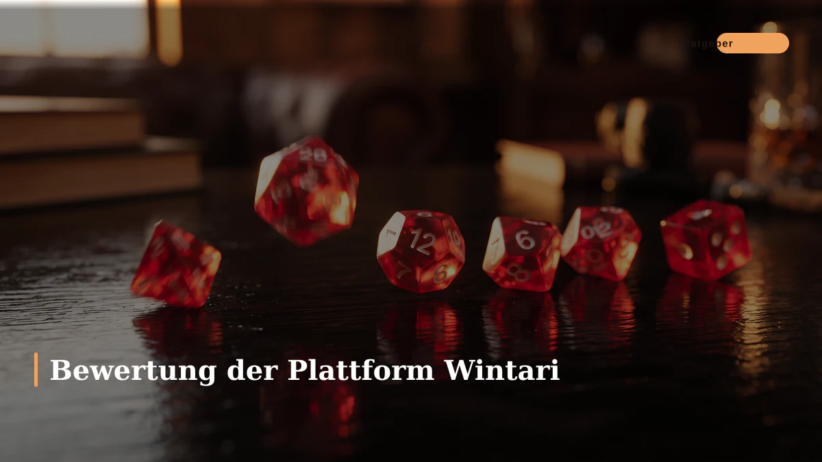 Bewertung der Plattform Wintari