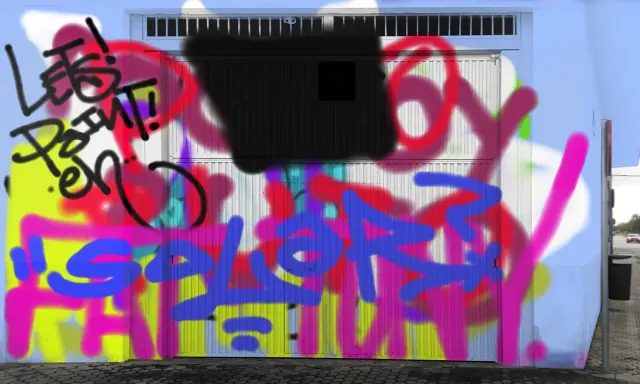 Graffiti artwork by SOLAR