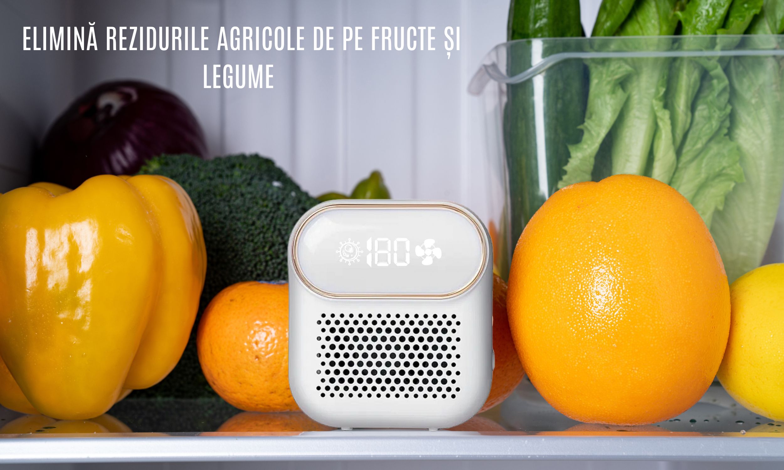 Purifica alimentele din frigider si le mentine mai proaspete