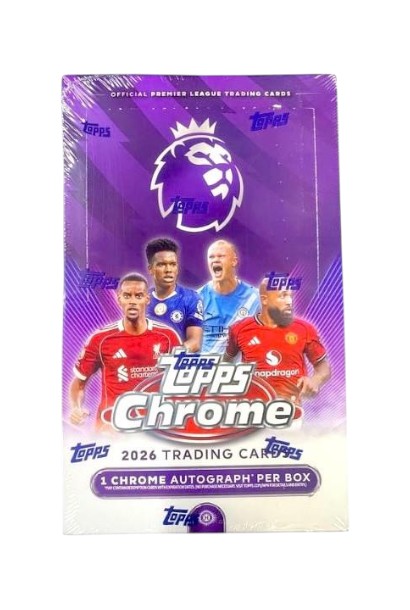 2025-26 Topps Chrome Premier League Hobby Box