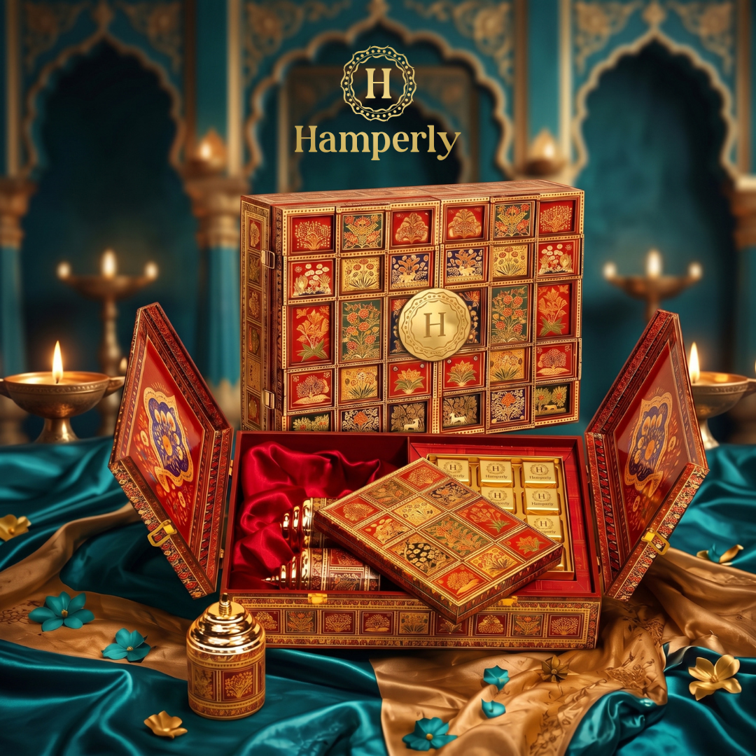 Starter Corporate Gift Box with Sweets, premium Deepavali corporate hamper Singapore