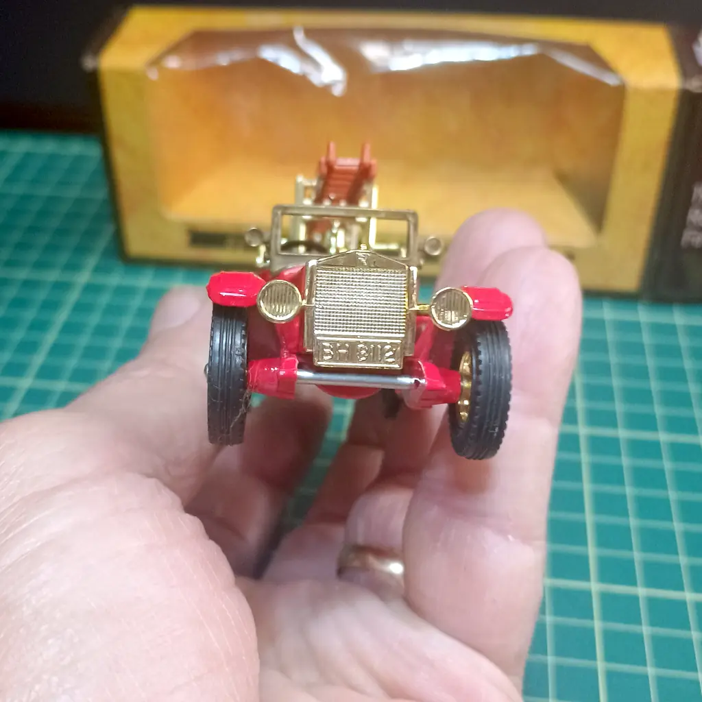 Caminhão de Bombeiros Rolls Royce 1920 Matchbox Antigo Y-6 1:48 Models of Yesteryear – Inglaterra - Foto 9