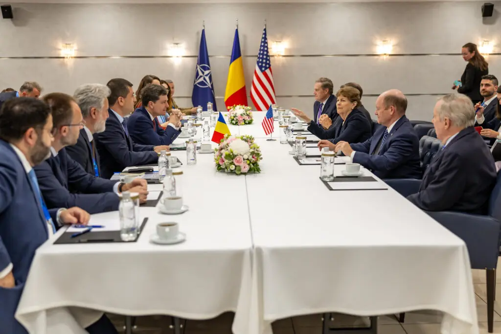 Nicușor Dan s-a întâlnit cu o delegație a Congresului SUA la Summitul NATO