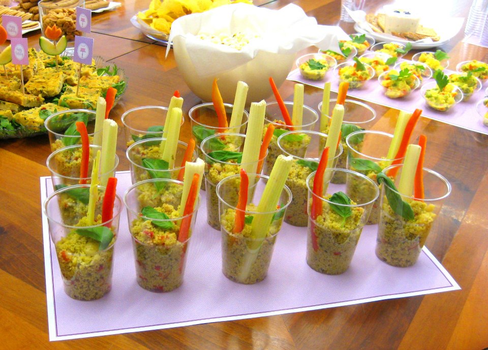 Bicchierini di cous cous alle verdure
