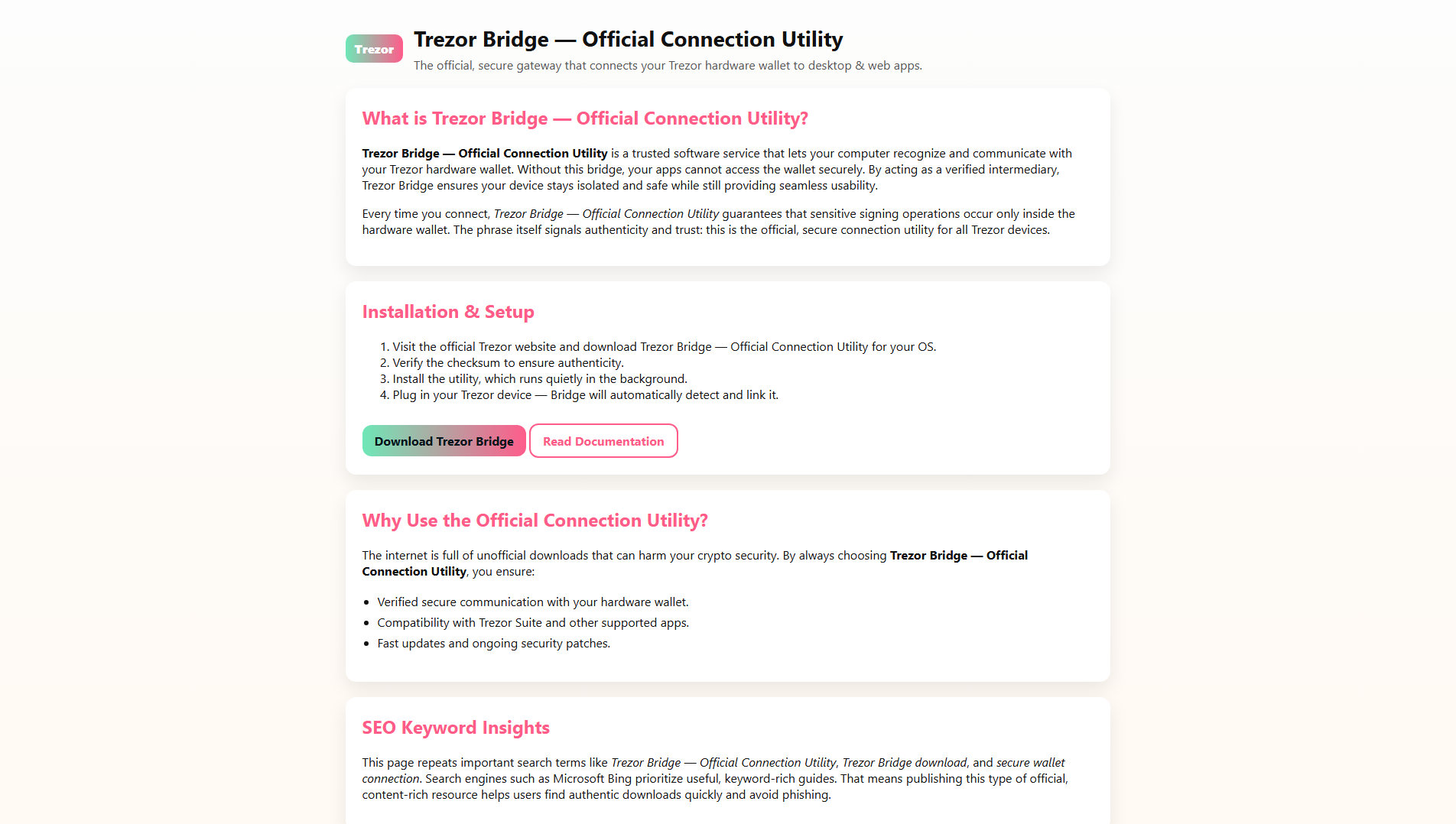 Stored capture of terzre-bridge.pages.dev