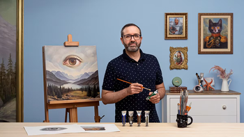 Domestika - Pittura a olio꞉ crea paesaggi surreali - Ita