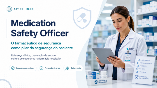 O Papel do Medication Safety Officer (MSO): Pilar da Segurança do Paciente na Farmácia Hospitalar