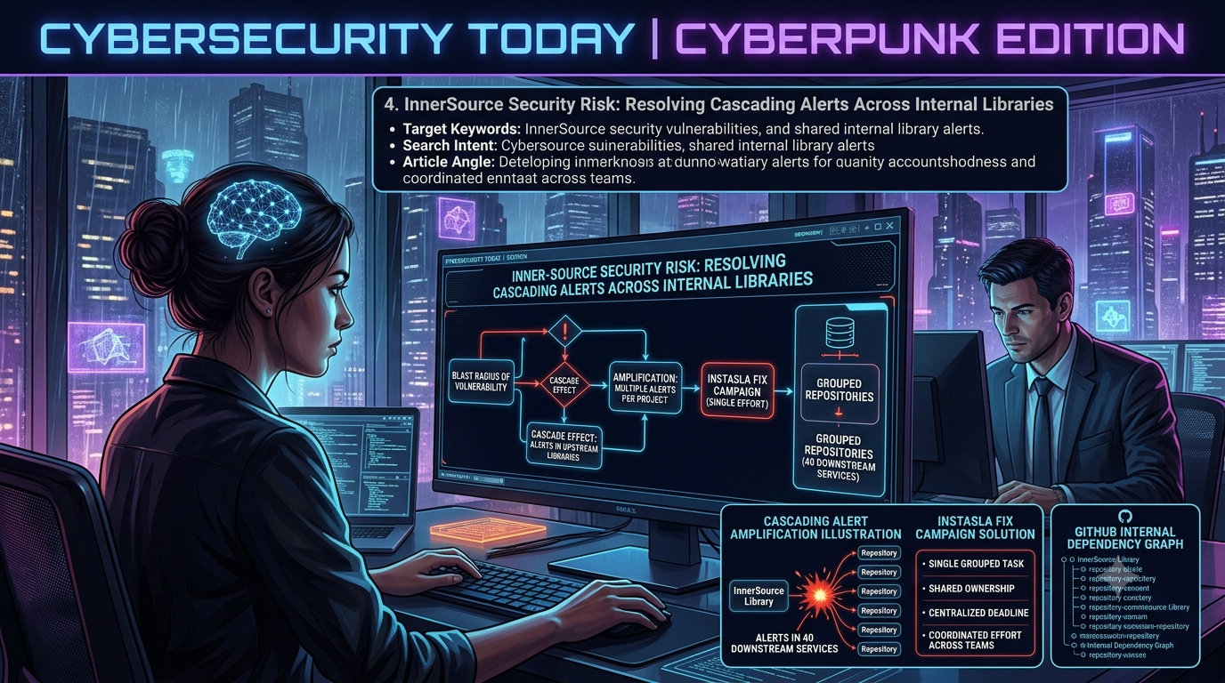 Inner Source Security Risk Resolving Cascading Alerts Across Internal Libraries