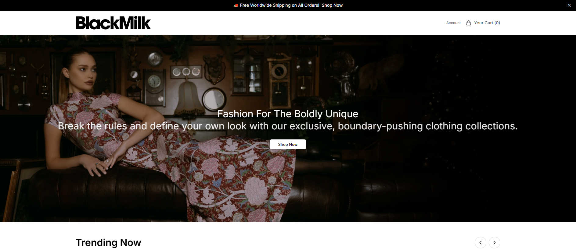 Primary capture · blackmilkfashion.shop