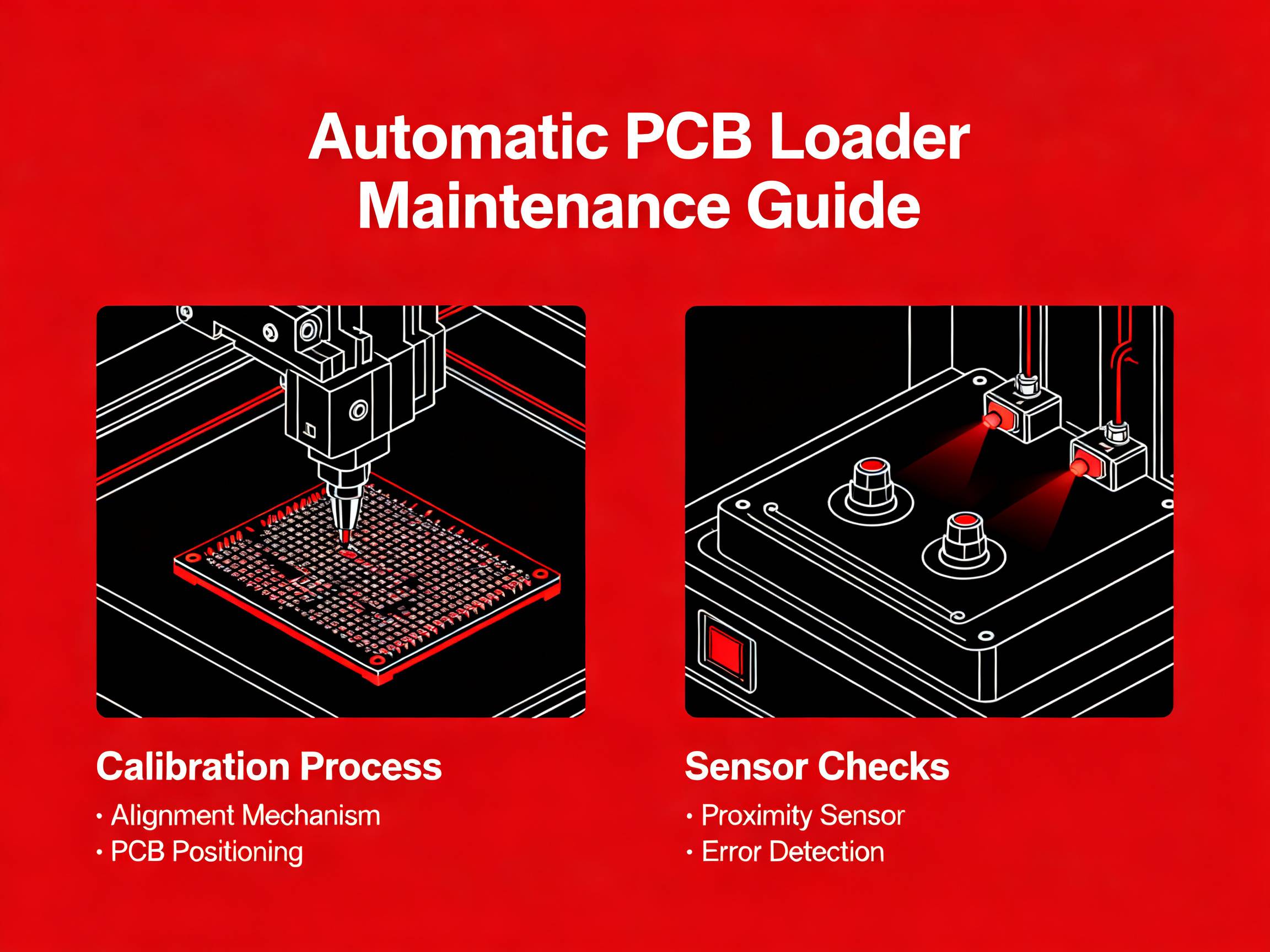 Mastering Automatic PCB Loaders: Setup, Integration, and Optimization for Your SMT Line2 - S&M Co.Ltd PCB loader maintenance and calibration.