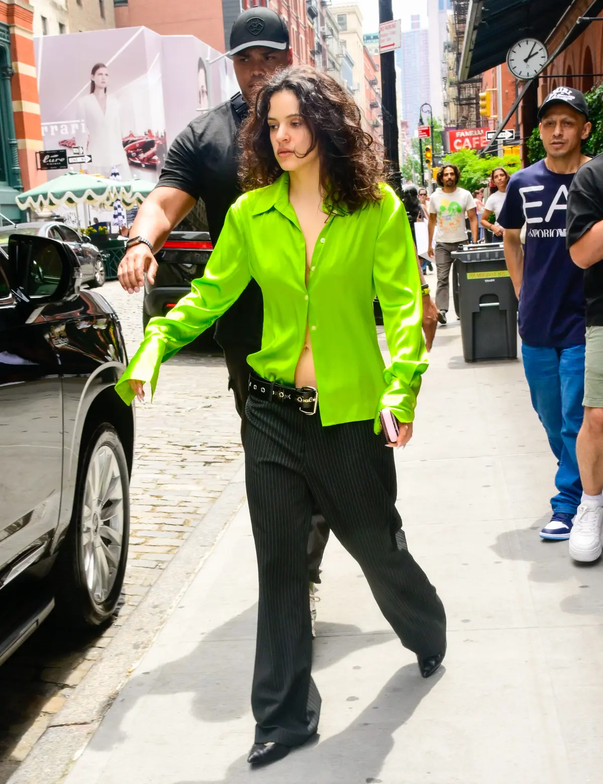 <Rosalía's Bold Fashion Streak Continues in NYC>
