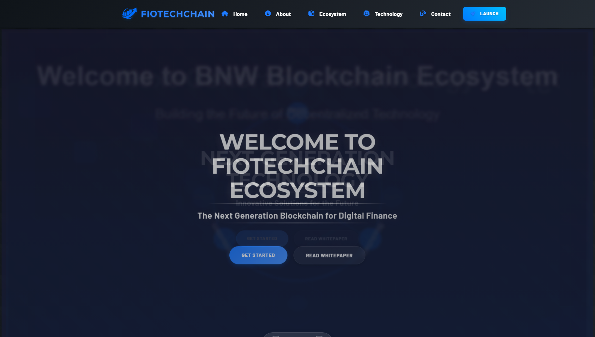 Screenshot of fiotechchain.org