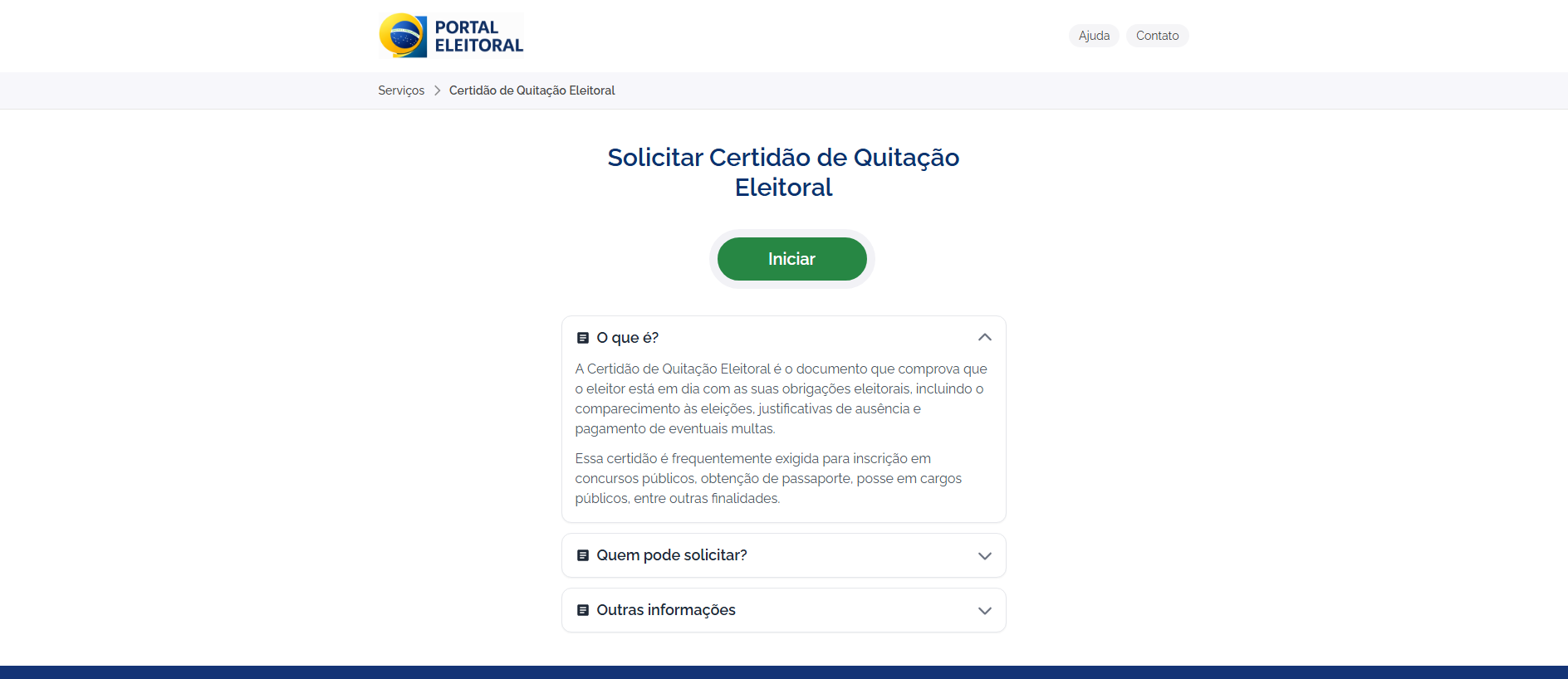 Screenshot of quitacaodoeleitor.com
